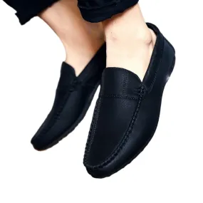 Four seasons loafers casual Korean version trendy men's shoes cover feet and pedal men's shoes young men's leather shoes driving shoes
