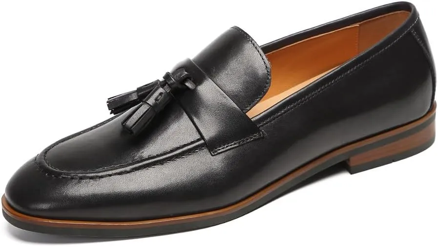 Loafers for Men - Premium Calfskin Tassel Shoes | Handcrafted Business Casual Loafers