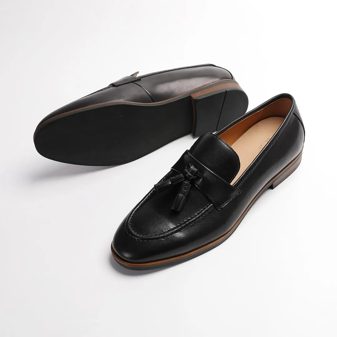 Loafers for Men - Premium Calfskin Tassel Shoes | Handcrafted Business Casual Loafers