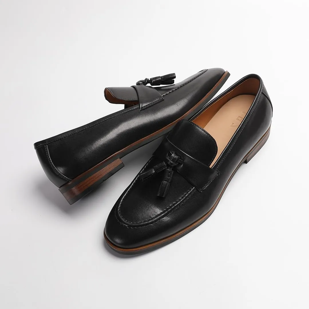 Loafers for Men - Premium Calfskin Tassel Shoes | Handcrafted Business Casual Loafers