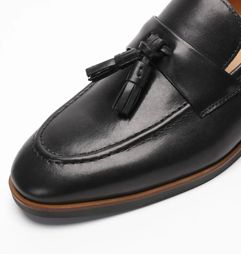 Loafers for Men - Premium Calfskin Tassel Shoes | Handcrafted Business Casual Loafers