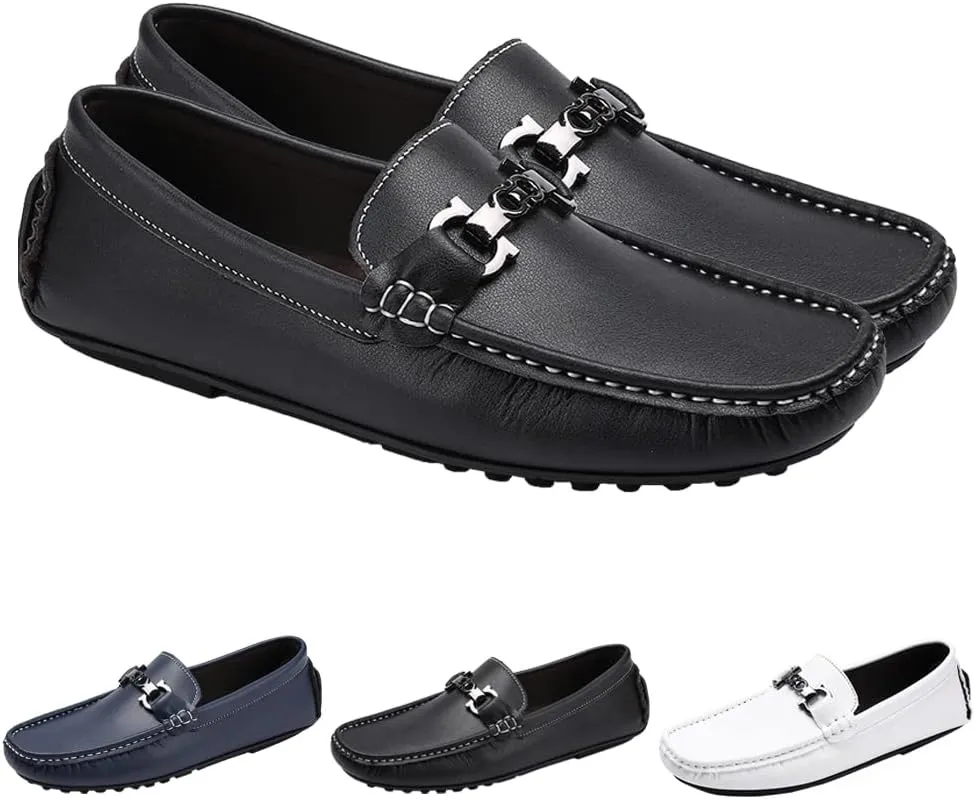 Men's Fashion Casual Loafers Penny Loafers Lightweight Breathable Shoes for Male Party Wedding Loafer Shoes