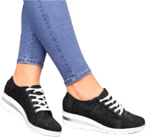Slip On Sneakers Women Wide Width Size 11 Womens Slip On Loafers Shoes Fashion Canvas Sneakers Casual Classic Fall Soft Lightweight Comfort Breathable Non-Slip Flat Walking Shoes Black