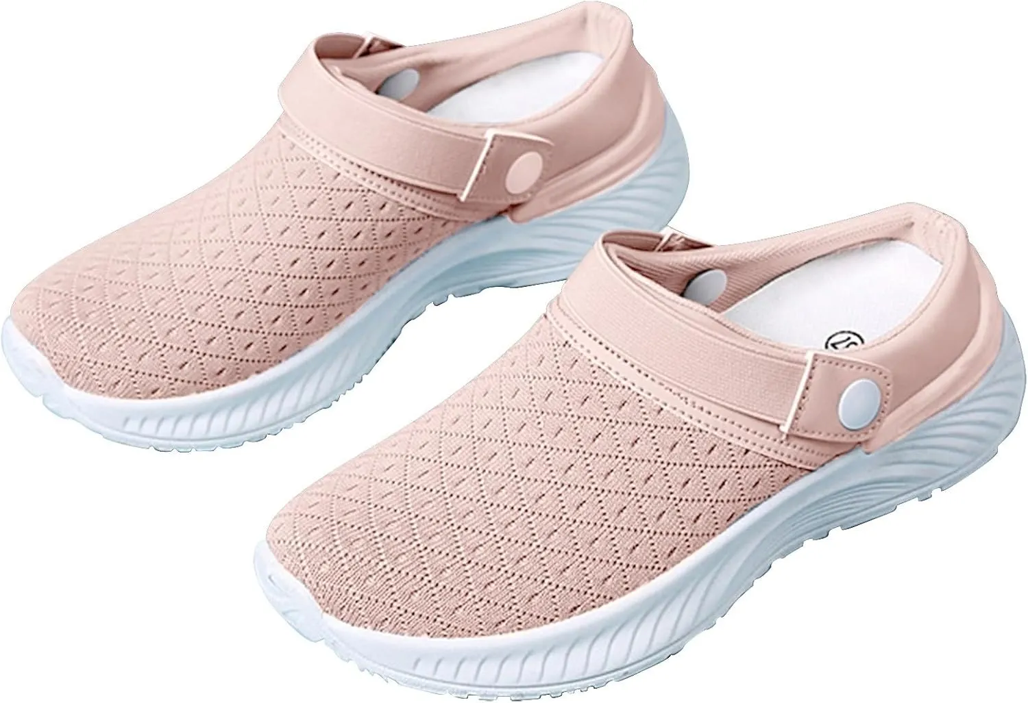 Women's Backless Walking Sneakers Summer Slip-on Walking Shoes Women Fashion Casual Shoes Slip On Walking Sneakers Steel Toe Tennis Shoe Loafers Dress Shoe