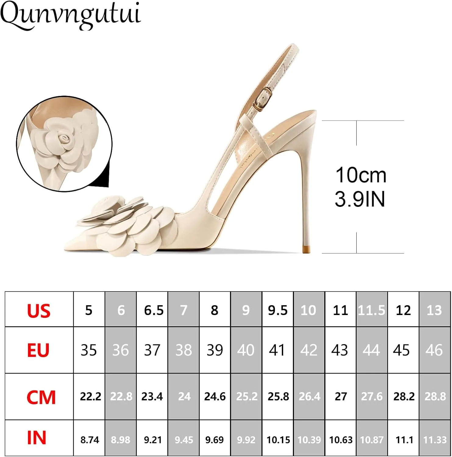 Women's Sexy Pointed Toe Flower Mouth One-Strap Shallow Mouth Stiletto High Heel Ankle Strap Casual Party Banquet Sandals