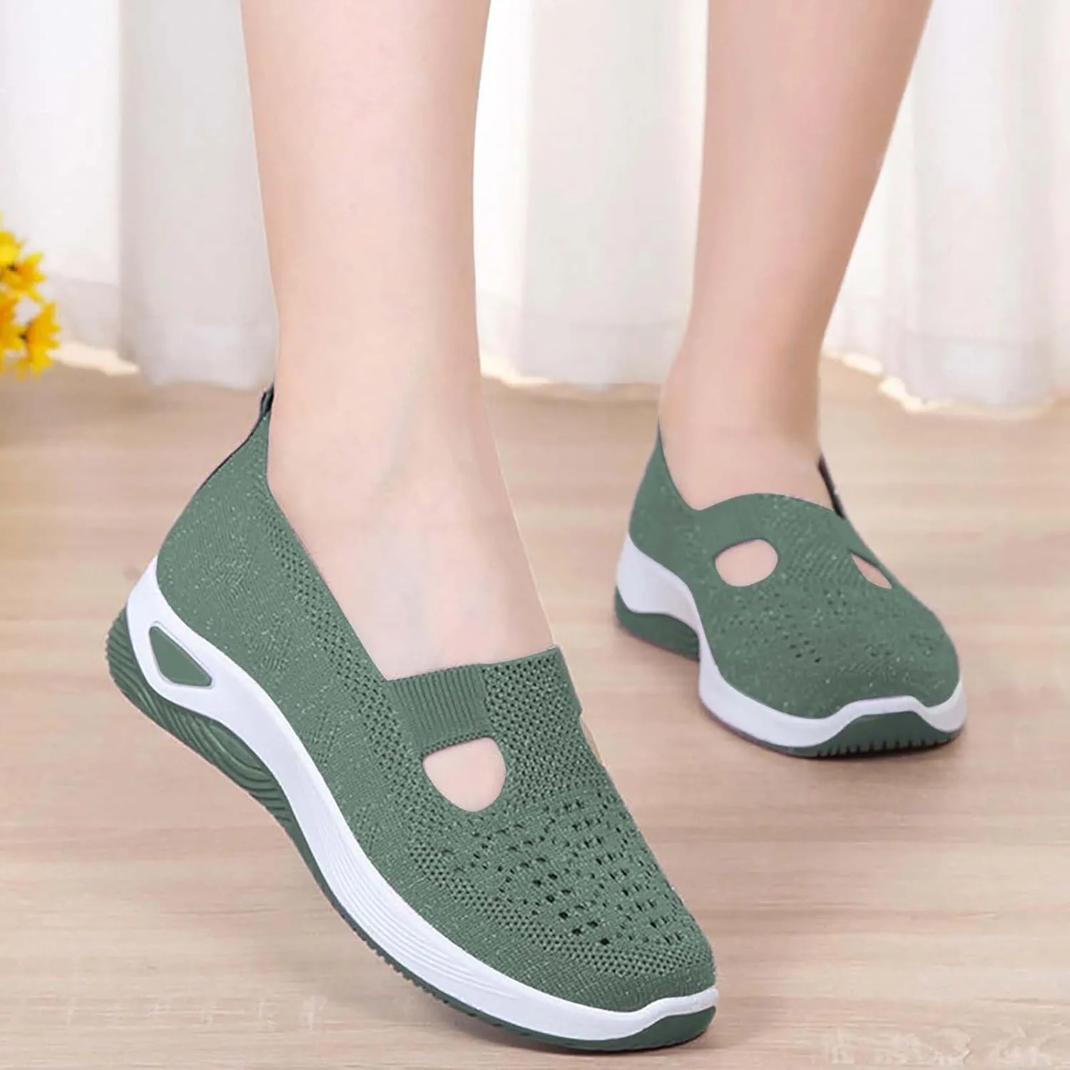 Women's Slip on Sneakers Shoes Woven Orthopedic Tennis Shoes Men Food Service Casual Shoes for Fall High Top Sneakers Tennis Shoe Loafers Casual Slip On
